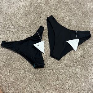 Bundle of Buffbunny onyx black swim bottoms